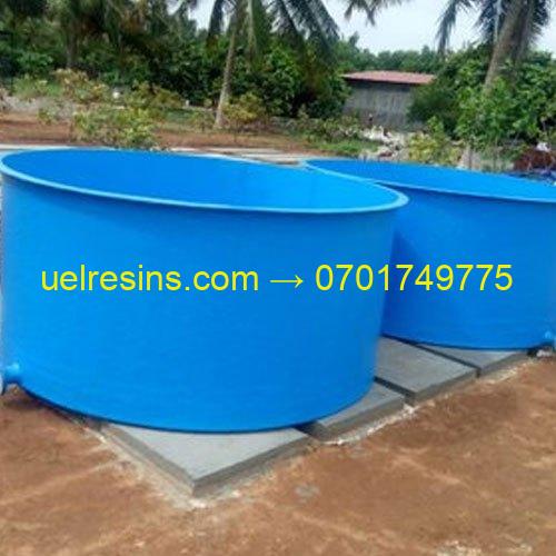 Fiberglass Fish Farming Tanks and Ponds Design in Uganda