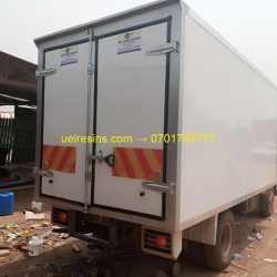 Fibreglass (GRP) Refrigerated and Insulated Fibreglass Truck Body Building in Kampala Uganda